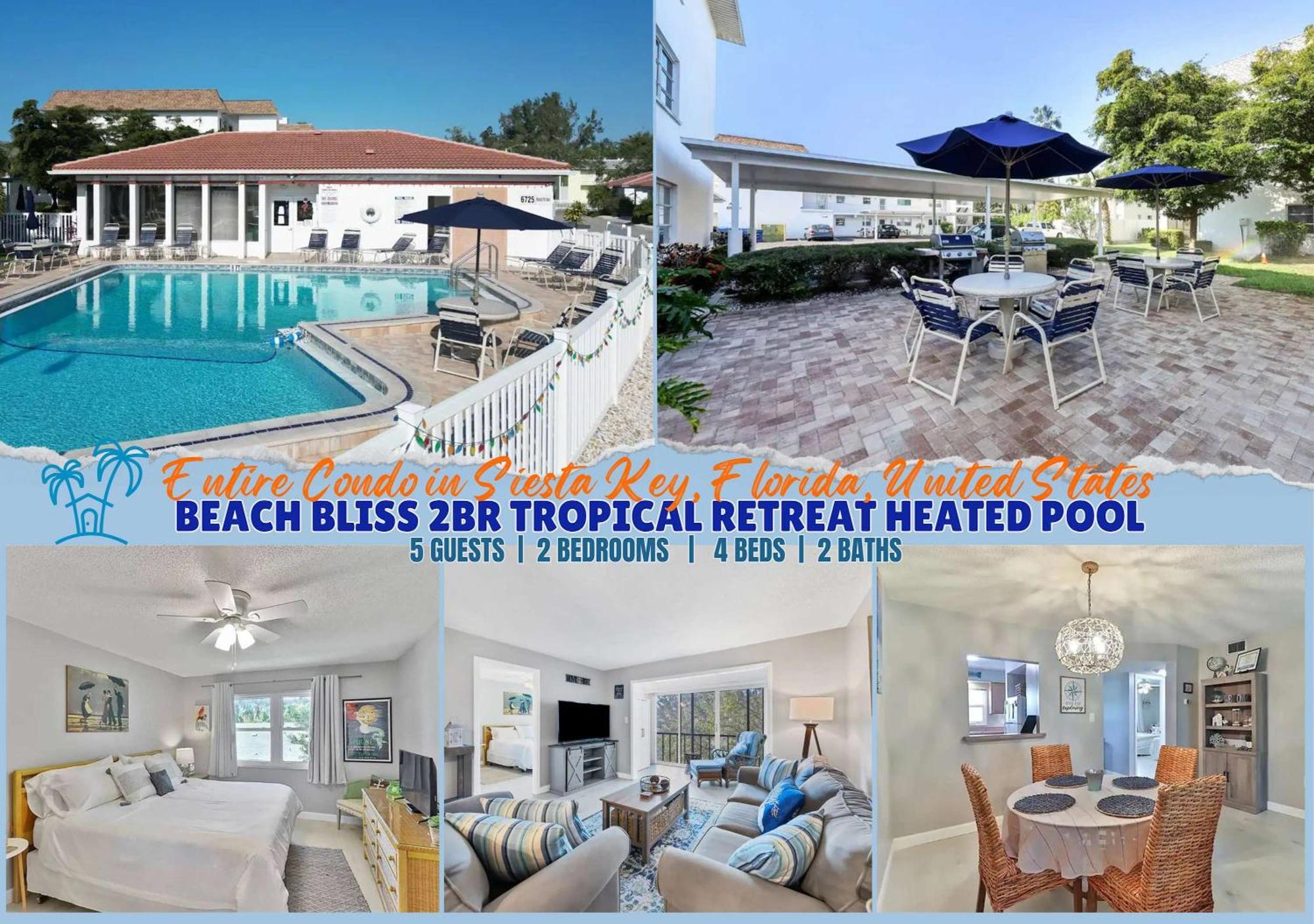 2 Bed 2 Bath Centrally Located On Siesta Key Sarasota Exteriér fotografie